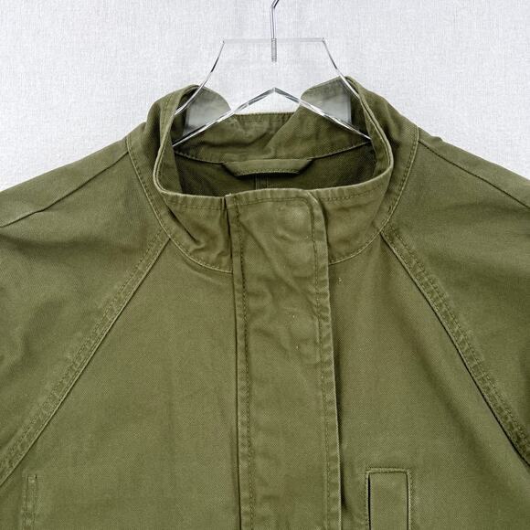 MADEWELL Northover Utility Jacket Womens Large Desert Olive Green Army Surplus - Picture 14 of 16